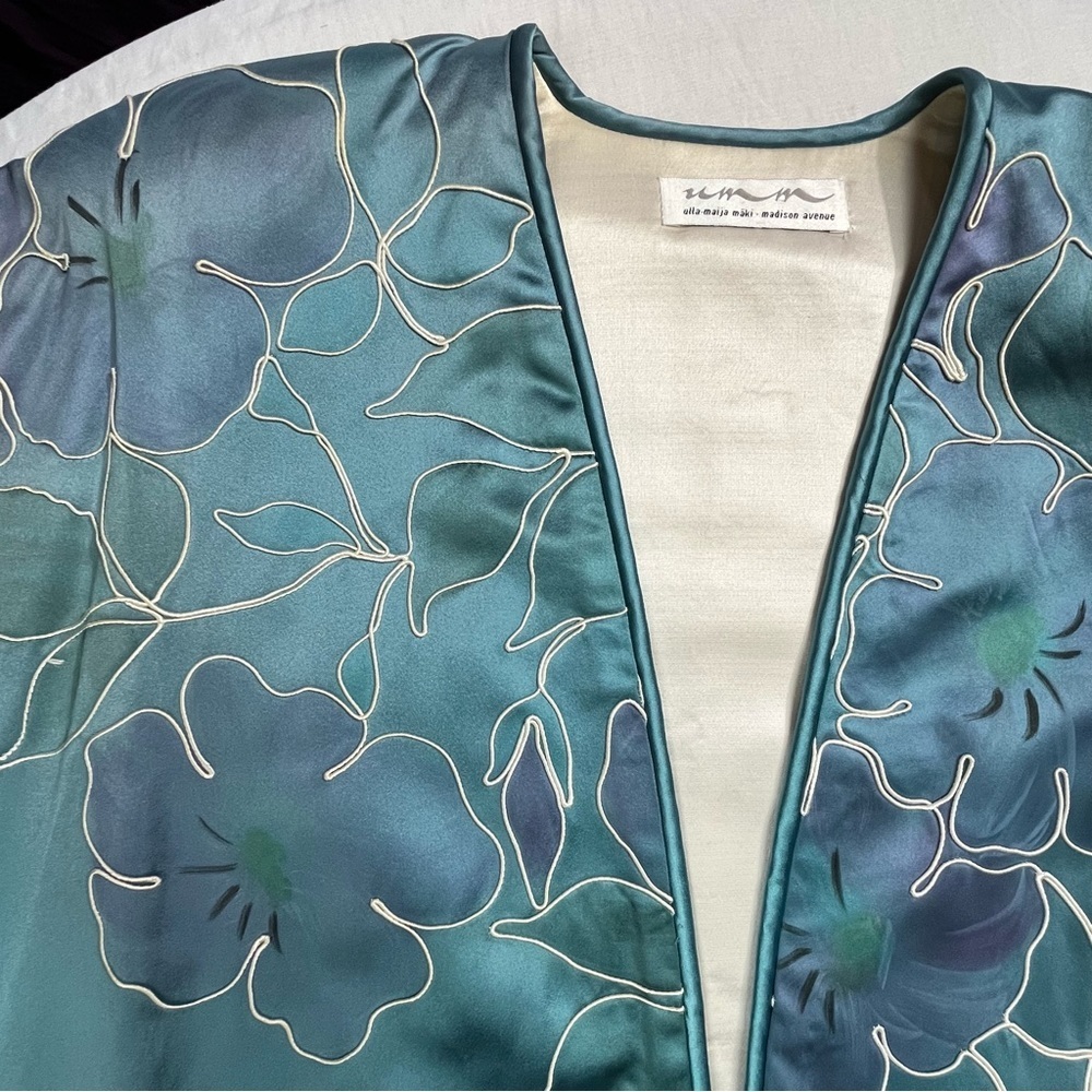 Ulla Maija Maki Silk Hand Painted Kimono - Picture 6 of 16